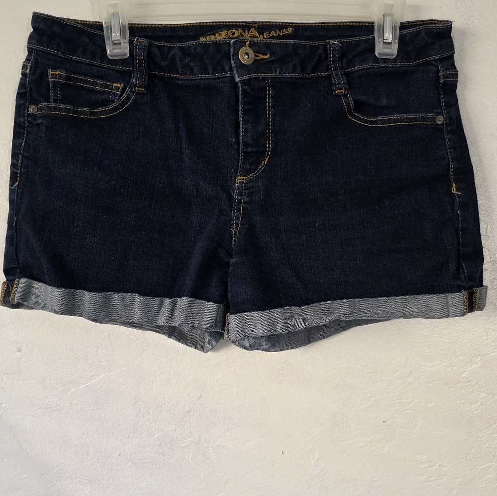 Arizona Jean Company Blue Jean Shorts with Rolled Cuffs